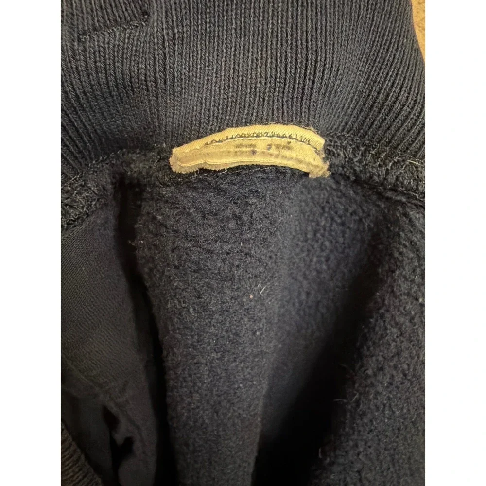 Polo Ralph Lauren Mens Navy Blue Fleece Joggers Sweatpants Red Pony Logo Size M